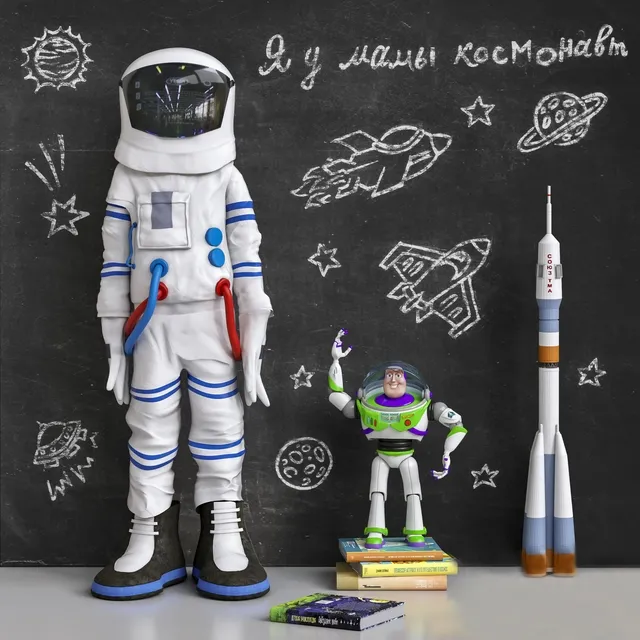 child-room – Toys of children 3D Model