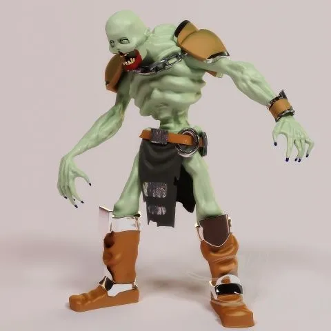 child-room – Zombie toy 3D Model