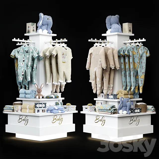 child store hanger 10 3D Model