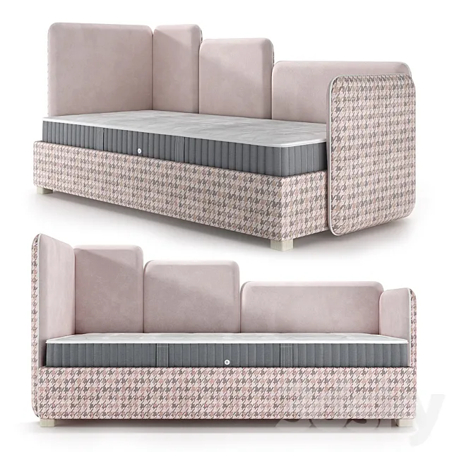 Child_Teenage_Adult bed Level-01-Salon-05 3D Model Child_Teenage_Adult bed Level-01-Salon-05 3D Model