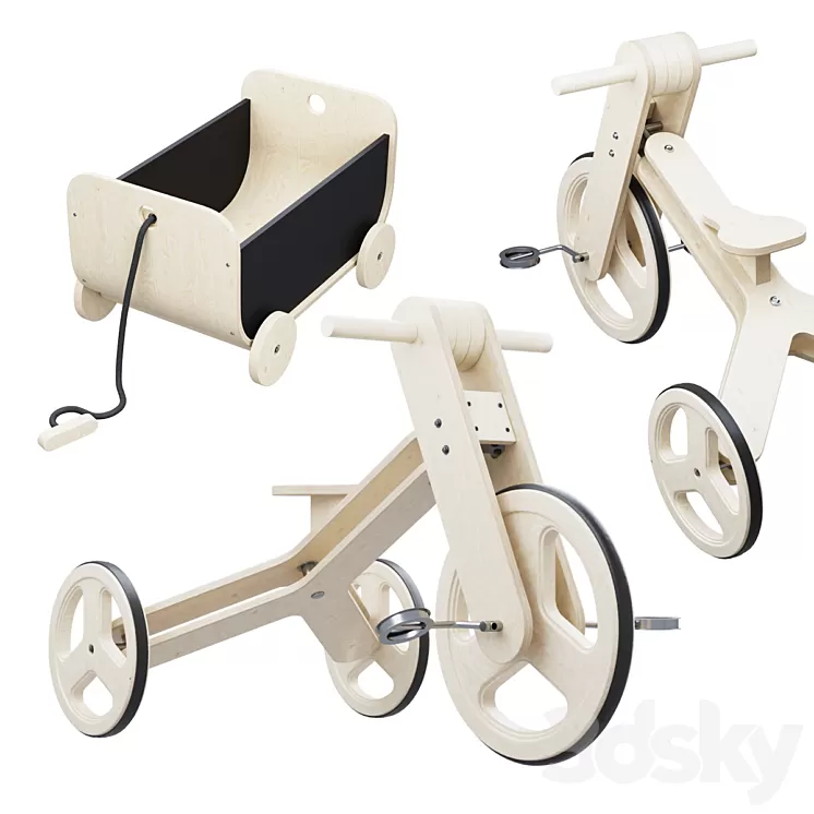 children bicycle 3D Model Free Download children bicycle 3D Model Free Download