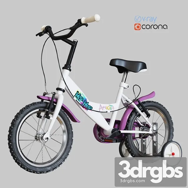 Children bicycle_23 3D Model Download