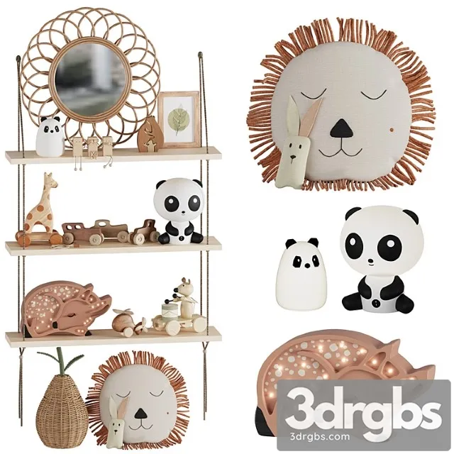 Children Decor03 3D Model Download
