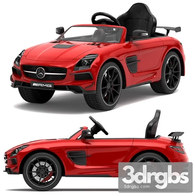 Children Electric Car Mercedes Benz SLS AMG 3D Model Download