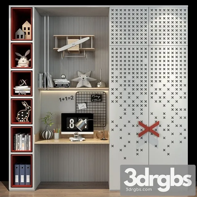 Children Furniture 0489 3D Model Download