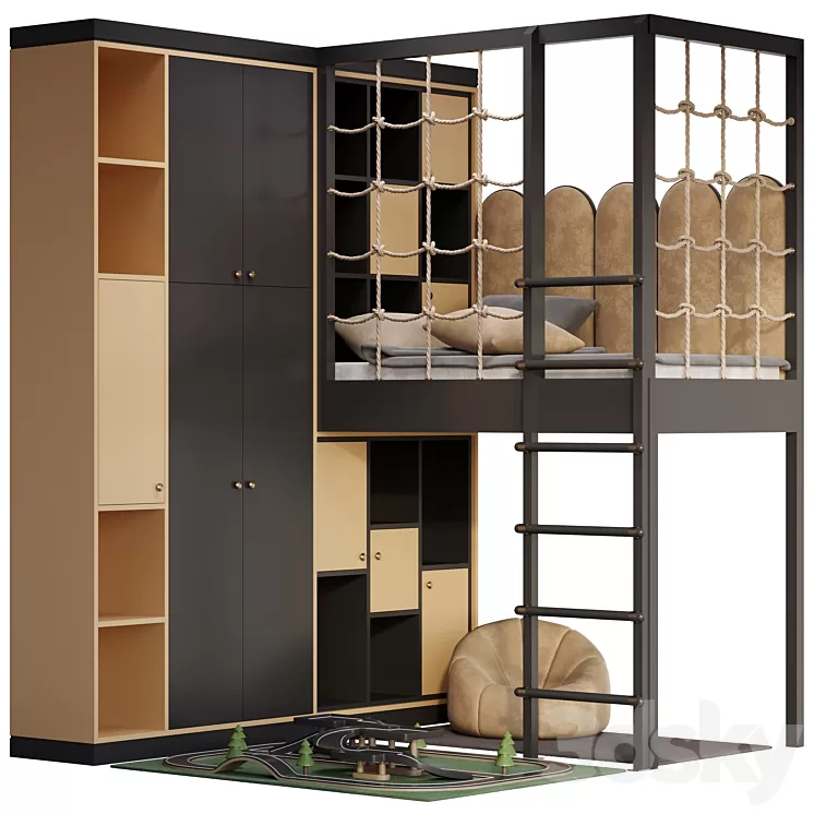 Children Furniture Set 01 3D Model Free Download Children Furniture Set 01 3D Model Free Download