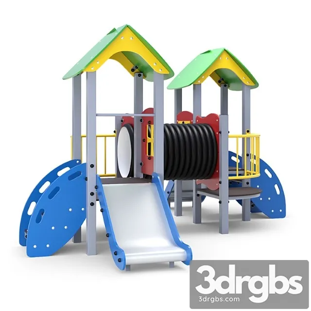 Children playground 113 3D Model Download