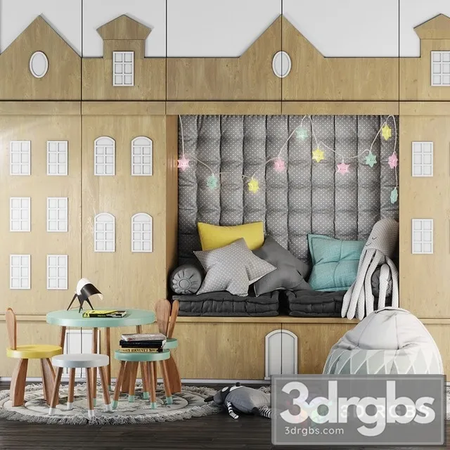 Children Room Set 07 3D Model Download Children Room Set 07 3D Model Download