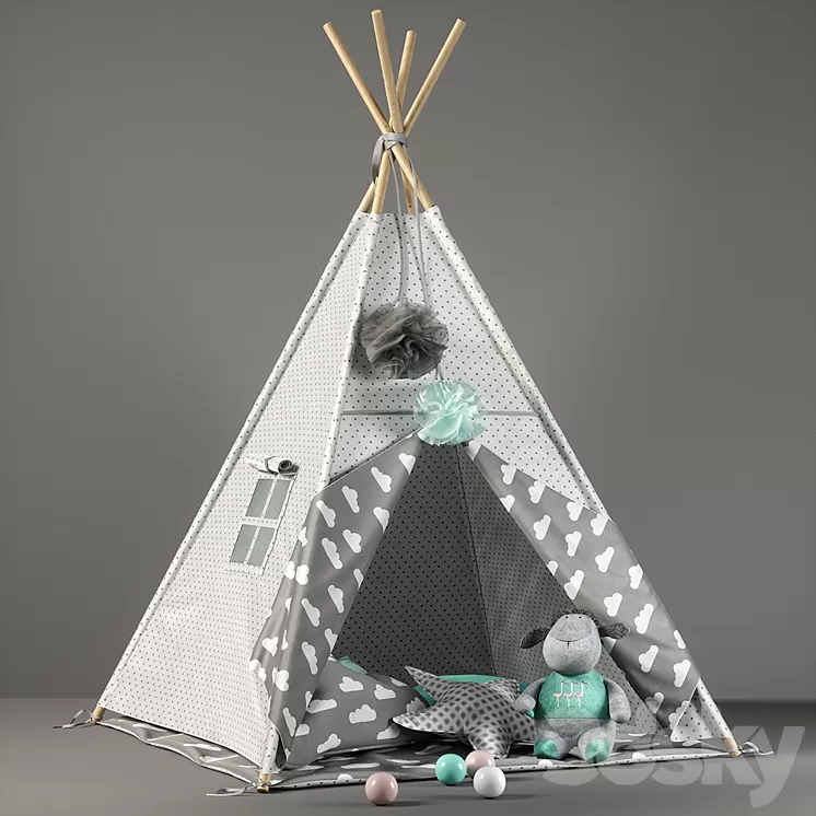 children set 02 3D Model