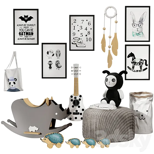 Children set 07 3DModel Children set 07 3DModel