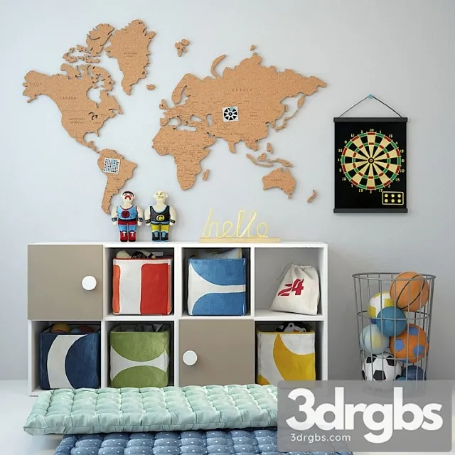 Children Set 10 3D Model Download