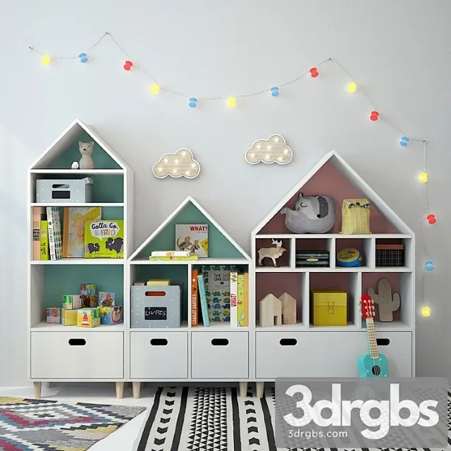 Children Set 13 3D Model Download