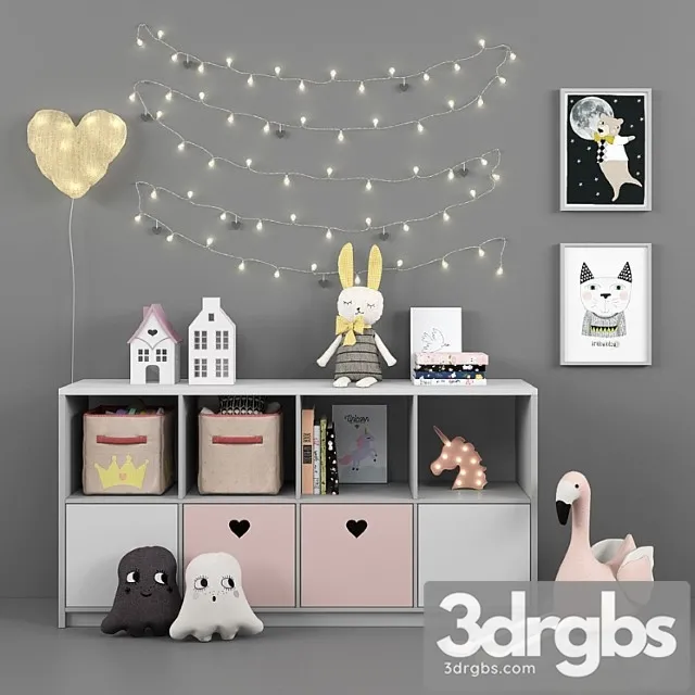 Children Set 16 3D Model Download