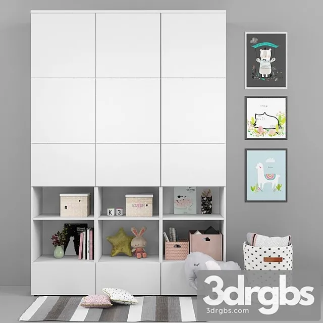 Children Set 32 3D Model Download