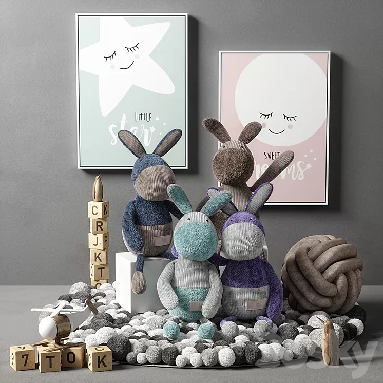 children set 3D Model