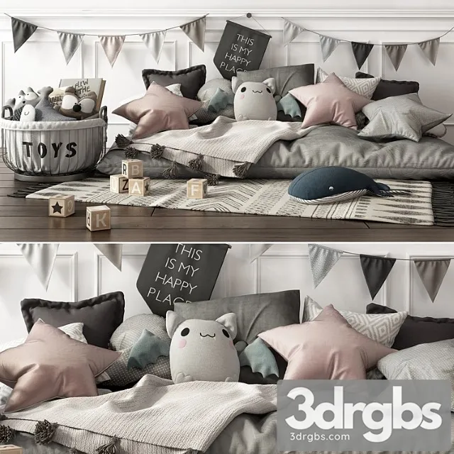 Children Set 3D Model Download