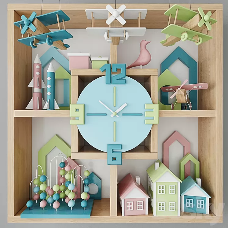 Children set 3D Model Children set 3D Model