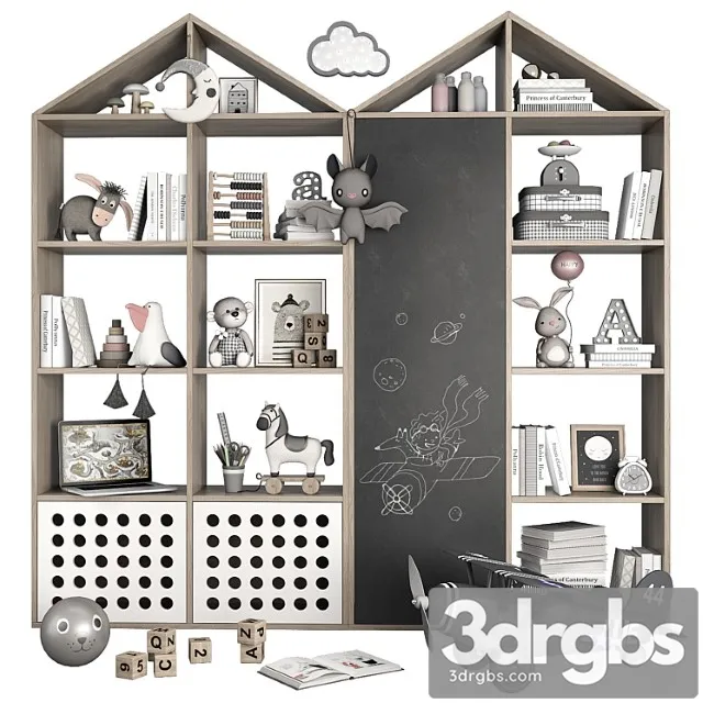 Children Set 8 3D Model Download