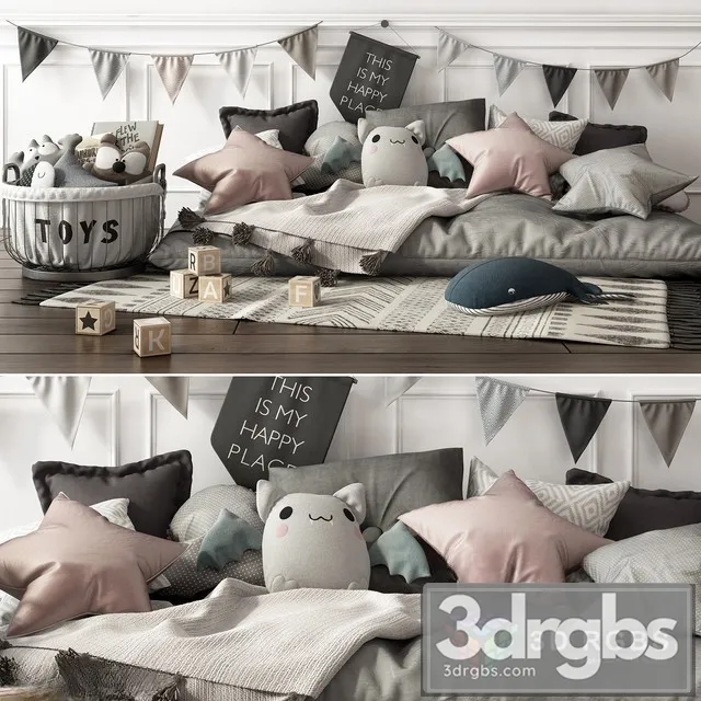 Children Set Vray 3D Model Download Children Set Vray 3D Model Download