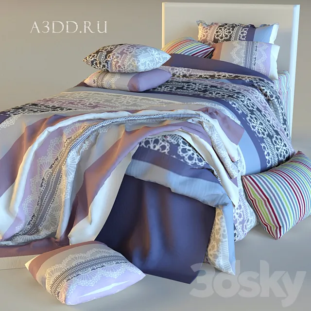 Children’s bed 10 800h1600 3D Model Children’s bed 10 800h1600 3D Model