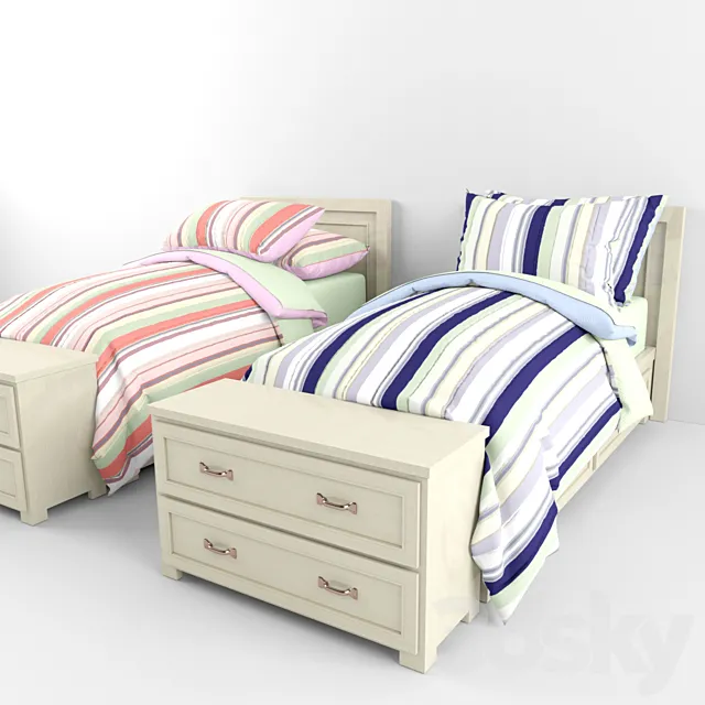 Children’s bed 3DModel Children’s bed 3DModel