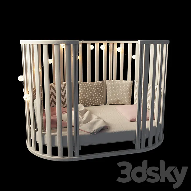 Childrens bed 3DModel Childrens bed 3DModel