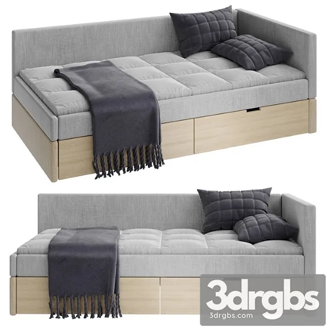 Childrens Bed 48 3D Model Download