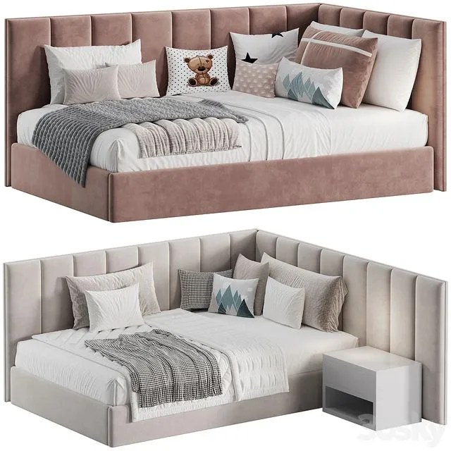 Childrens bed Barcelona 3D Model Childrens bed Barcelona 3D Model