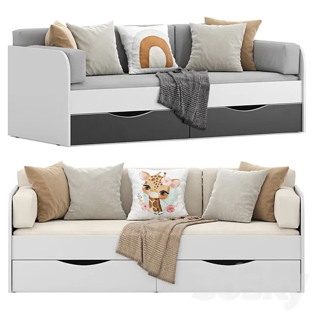 Childrens bed Belden Hoff 3D Model Childrens bed Belden Hoff 3D Model