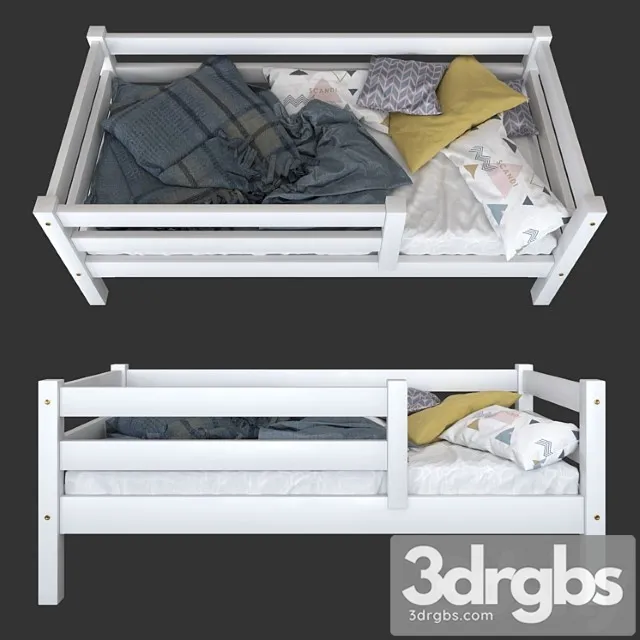 Childrens Bed Hoff Sonia 3D Model Download