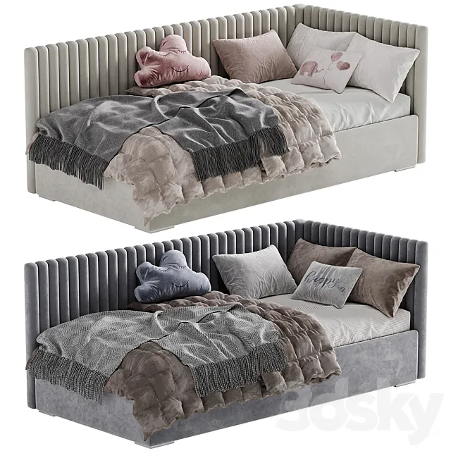 Children’s bed in modern style 2 3D Model Children’s bed in modern style 2 3D Model