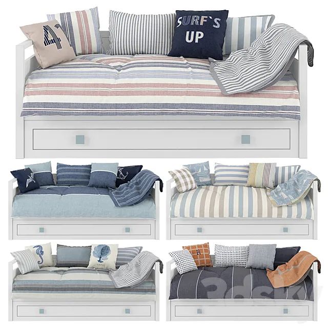 Children’s bed linen 01 3D Model Children’s bed linen 01 3D Model