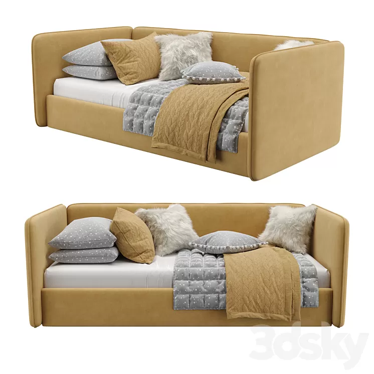 Children's bed Runo 3D Model Children's bed Runo 3D Model