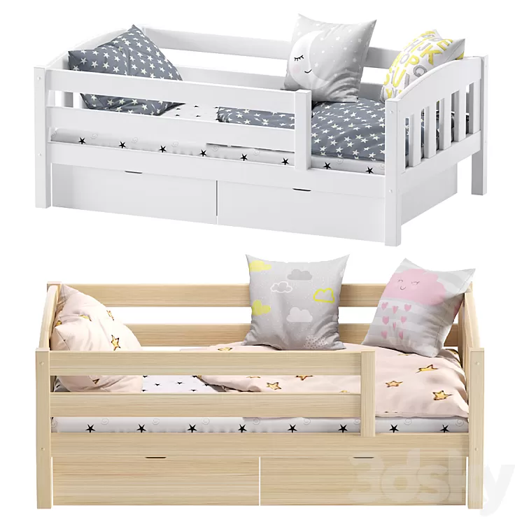“Childrens Bed With a Side Ernie Solid Pine Ekomebel\/Кровать “”Эрни”” с ящиками” 3D Model Free Download “Childrens Bed With a Side Ernie Solid Pine Ekomebel\/Кровать “”Эрни”” с ящиками” 3D Model Free Download