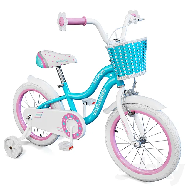 Children’s bike ROYAL BABY STARGIRL 3D Model