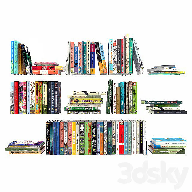 Children’s books 3DModel