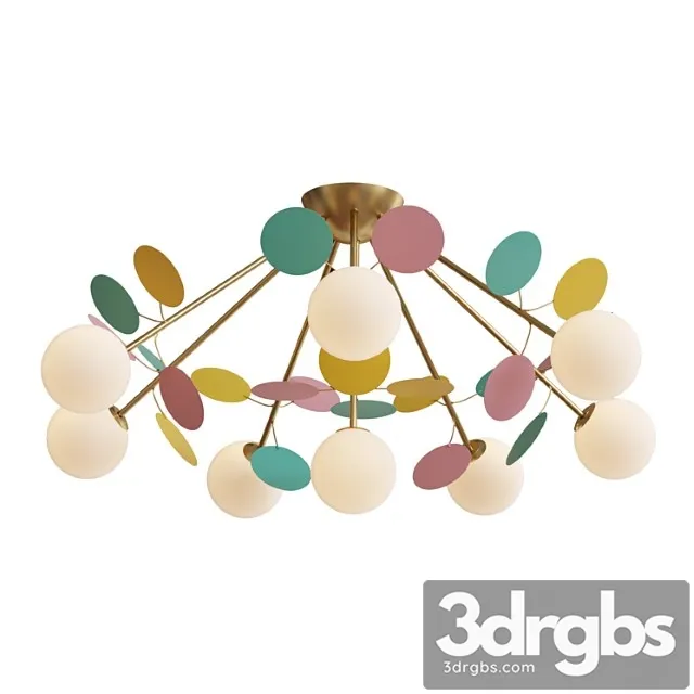 Childrens Ceiling Chandelier Multi Bliss 2772 8p 53455 1 3D Model Download