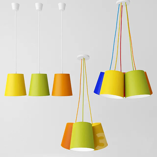 Children’s chandelier TK LIGHTING 3D Model