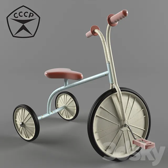 Children’s classic bike 3D Model Children’s classic bike 3D Model