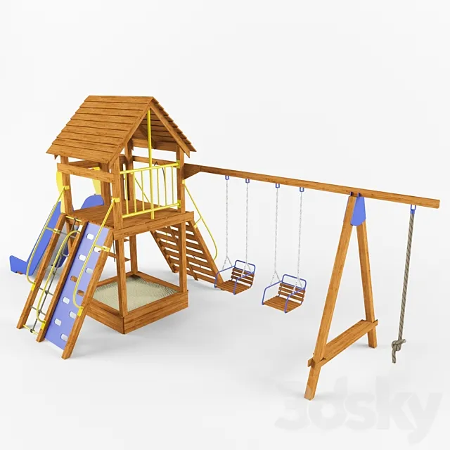 Children’s complex Holiday of the kid 3D Model Children’s complex Holiday of the kid 3D Model