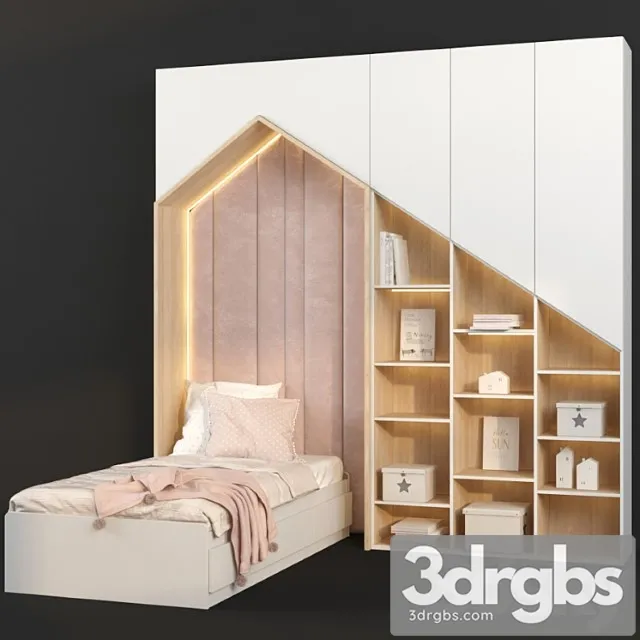 Childrens Custom Furniture 201 3D Model Download