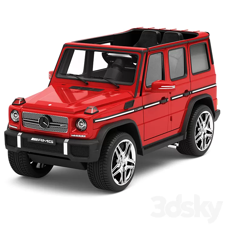 Children's electric car Mercedes-Benz G65 AMG 3D Model Children's electric car Mercedes-Benz G65 AMG 3D Model