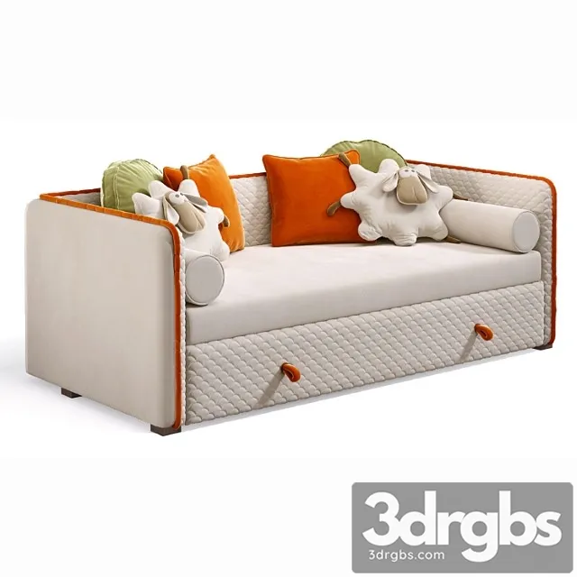 Childrens Folding Sofa Barash Toffee 3D Model Download