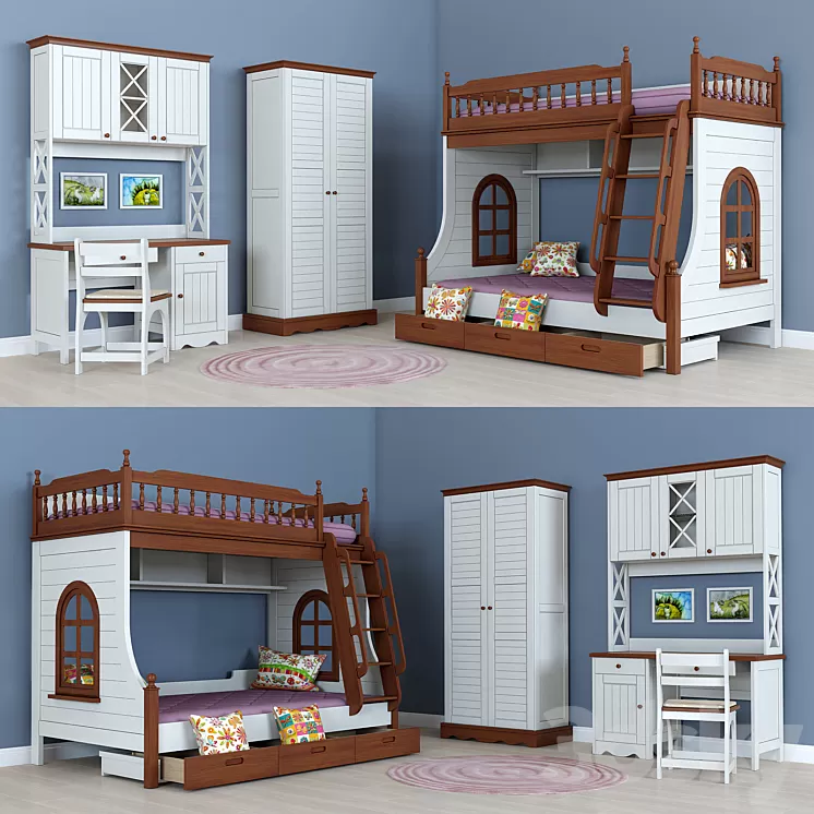 Children's Furniture 02 3D Model