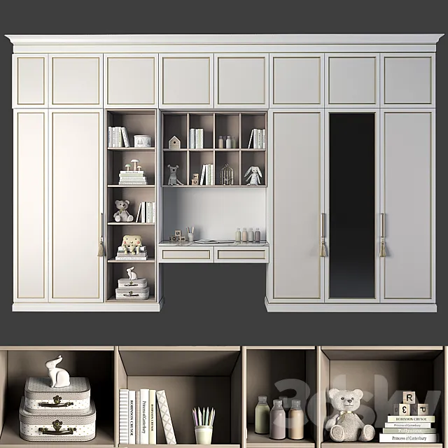 Children’s furniture 84 part 1 3D Model