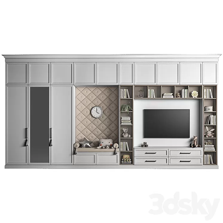 Children's furniture 84 part 5 3D Model Children's furniture 84 part 5 3D Model