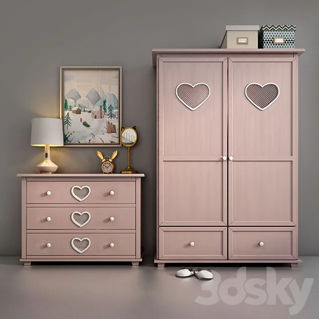 Children’s furniture Adelina from the Russian brand Etage 3DModel