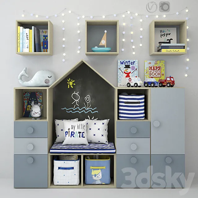 Children’s furniture and accessories 21 3DModel Children’s furniture and accessories 21 3DModel