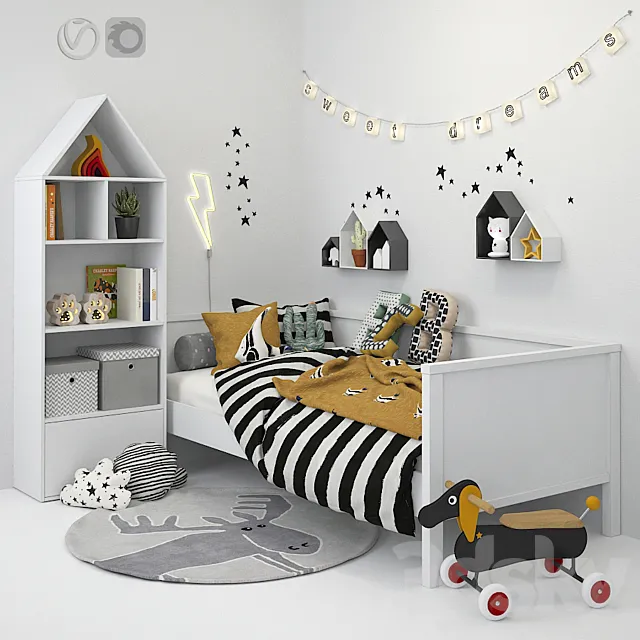 Children’s furniture and accessories 24 3DModel Children’s furniture and accessories 24 3DModel