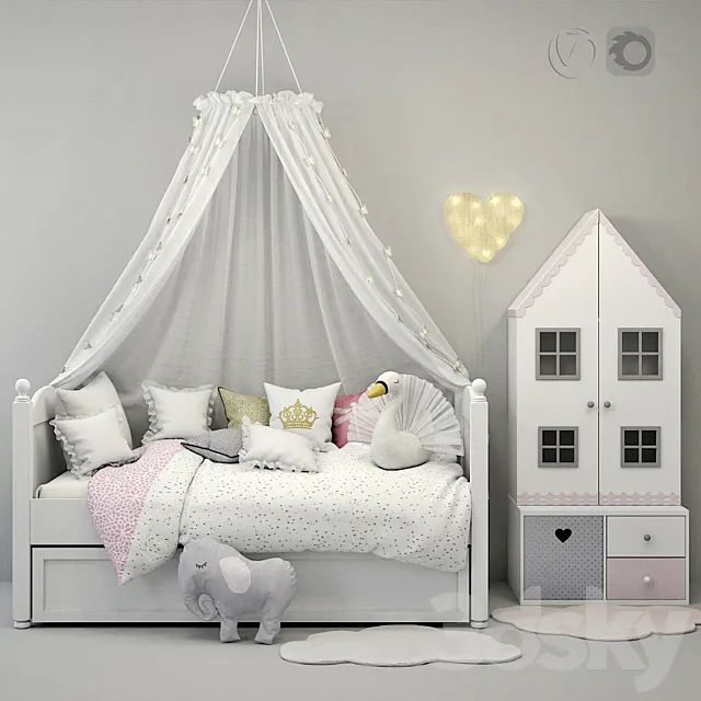 Children’s furniture and accessories 25 3DModel Children’s furniture and accessories 25 3DModel